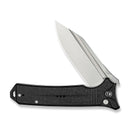 CIVIVI Neurohaptic Flipper & Button Lock Knife Black Shredded G10 Handle (3.74" Stonewashed Nitro - V Blade) C23080 - 2