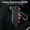 CIVIVI Neurohaptic Flipper & Button Lock Knife Carbon Fiber & G10 Handle (3.74" Damascus Blade) C23080 - DS1