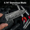 CIVIVI Neurohaptic Flipper & Button Lock Knife Carbon Fiber & G10 Handle (3.74" Damascus Blade) C23080 - DS1