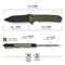 CIVIVI Neurohaptic Flipper & Button Lock Knife G10 Handle (3.74" Nitro - V Blade) C23080 - 3