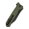 CIVIVI Neurohaptic Flipper & Button Lock Knife OD Green G10 Handle (3.74" Black Stonewashed Nitro - V Blade) C23080 - 3