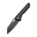 CIVIVI Nugz Flipper & Thumb Hole Knife Black G10 Handle (3.17" Black Stonewashed 14C28N Blade) C23060 - 1