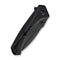 CIVIVI Photonix Flipper & Thumb Stud Knife Black Coarse G10 Handle (3.7" Black Stonewashed 14C28N Blade) C23081B - 1