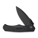 CIVIVI Photonix Flipper & Thumb Stud Knife Black Coarse G10 Handle (3.7" Black Stonewashed 14C28N Blade) C23081B - 1