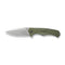 CIVIVI Photonix Flipper & Thumb Stud Knife OD Green Coarse G10 Handle (3.7" Satin Finished 14C28N Blade) C23081B - 2