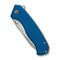 CIVIVI Placoid Flipper & Thumb Stud Knife Blue Shredded G10 Handle (3.67" Satin Finished 14C28N Blade) C23079 - 2