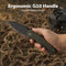 CIVIVI Placoid Flipper & Thumb Stud Knife OD Green Coarse G10 Handle (3.67" Black Stonewashed 14C28N Blade) C23079 - 3