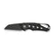 CIVIVI Pragma Thumb Stud & Button Lock Knife Black Aluminum Handle With S/S Carabiner And Bottle Opener (2.2" Black Stonewashed Nitro - V Blade) C23062B - 1