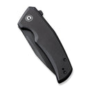 CIVIVI Regulatron Flipper Knife Black G10 Handle (2.98" Black Stonewashed Nitro-V Blade) C23006-1