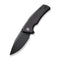 CIVIVI Regulatron Flipper Knife Black G10 Handle (2.98" Black Stonewashed Nitro-V Blade) C23006-1