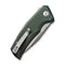 CIVIVI Regulatron Flipper Knife Green Canvas Micarta Handle (2.98" Satin Finished Nitro-V Blade) C23006-2