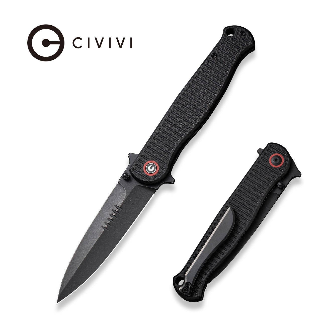 CIVIVI RS71 Flipper & Thumb Stud Knife G10 Handle Nitro-V