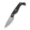 CIVIVI SŌKN Fixed Blade Knife Black G10 Handle (2.82" Stonewashed Nitro - V Blade) C22027 - 1