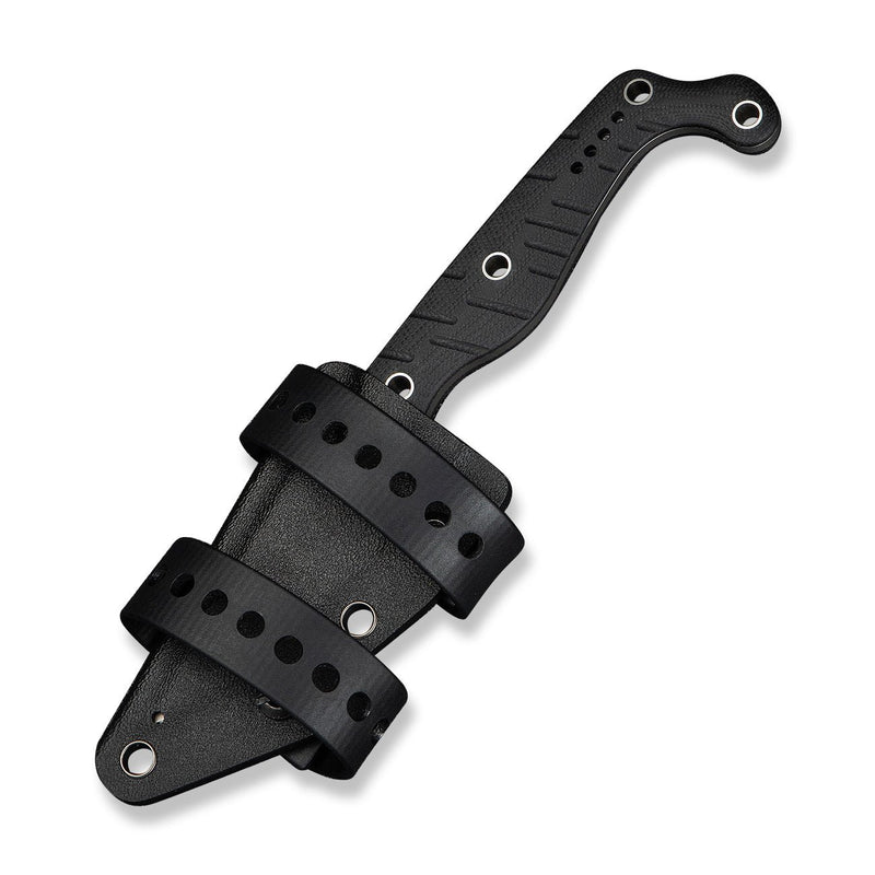 CIVIVI SŌKN Fixed Blade Knife Black G10 Handle (2.82" Stonewashed Nitro - V Blade) C22027 - 1