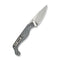 CIVIVI SŌKN Fixed Blade Knife Gray G10 Handle (2.82" Satin Finished Nitro - V Blade) C22027 - 2