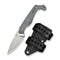 CIVIVI SŌKN Fixed Blade Knife Gray G10 Handle (2.82" Satin Finished Nitro - V Blade) C22027 - 2