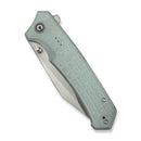 CIVIVI Tacticorix Flipper & Thumb Stud Knife Gray Shredded G10 Handle (3.7" Satin Finished Nitro - V Blade) C23055 - 3