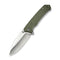 CIVIVI Tacticorix Flipper & Thumb Stud Knife OD Green G10 Handle (3.7" Satin Finished Nitro - V Blade) C23055 - 2