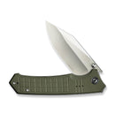 CIVIVI Tacticorix Flipper & Thumb Stud Knife OD Green G10 Handle (3.7" Satin Finished Nitro - V Blade) C23055 - 2