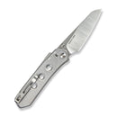 CIVIVI Vision FG Thumb Stud & Superlock Knife Polished Clear Lexan Handle (3.54" Satin Finished Nitro - V Blade, Stonewashed Flat) C22036 - 7