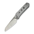 CIVIVI Vision FG Thumb Stud & Superlock Knife Polished Clear Lexan Handle (3.54" Satin Finished Nitro - V Blade, Stonewashed Flat) C22036 - 7