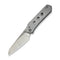 CIVIVI Vision FG Thumb Stud & Superlock Knife Polished Clear Lexan Handle (3.54" Satin Finished Nitro - V Blade, Stonewashed Flat) C22036 - 7