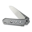 CIVIVI Vision FG Thumb Stud & Superlock Knife Polished Clear Lexan Handle (3.54" Satin Finished Nitro - V Blade, Stonewashed Flat) C22036 - 7