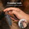 CIVIVI Yonder Thumb Stud & Crossbar Lock Knife Guibourtia Wood Handle (2.88" Damascus Blade) C23073B - DS1