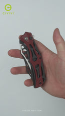 CIVIVI Biophase Flipper & Button Lock Knife Aluminum & G10 Handle (3.48" Nitro-V Blade) C23083C-1