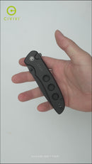 CIVIVI Hyperpulse Flipper & Thumb Stud & Button Lock Knife Aluminum Handle (3.5" 14C28N Blade) C23087A-1