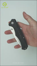 CIVIVI Photonix Flipper & Thumb Stud Knife Micarta Handle (3.7" 14C28N Blade) C23081B-3