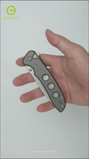 CIVIVI Hyperpulse Flipper & Thumb Stud & Button Lock Knife Aluminum Handle (3.5" 14C28N Blade) C23087A-3