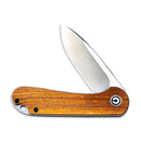 CIVIVI Elementum Flipper Knife Wood Handle (2.96" D2 Blade) C907C