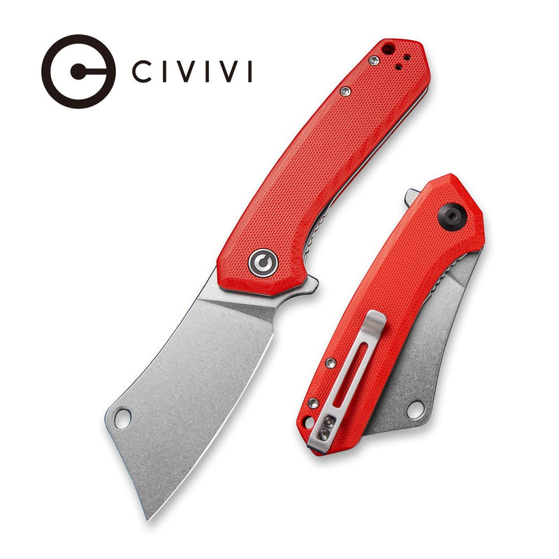 CIVIVI Mini Mastodon Flipper Knife G10 Handle (2.97" 9Cr18MoV Blade) C2011B