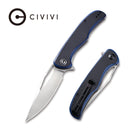 CIVIVI Shredder Flipper Knife G10 Handle (3.7" D2 Blade) C912A